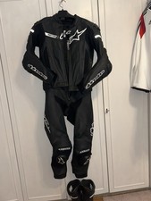 Lederkombi Motegi V3 Alpinestars+SMX S Schuhe Alpinestars