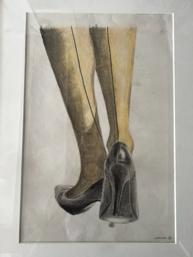 Zeichnung high heels 54cm - high, heels,