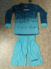 Torwart-Set MESTALLA v. LEGEA ,Trikot mit Hose, blau-türkis , 2XS,M,L