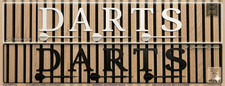 DARTS Schriftzug Wanddeko 3D