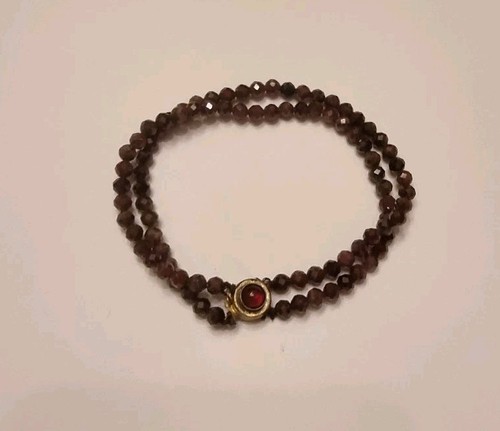 Schönes rhg granat - 2, armband