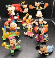 Vintage Disney Micky Goofy Klara Kuh  Donald Duck 10 Figuren Um 1980