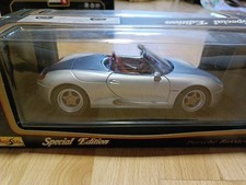 Modellauto Maisto Porsche Boxter Silber 1:18 