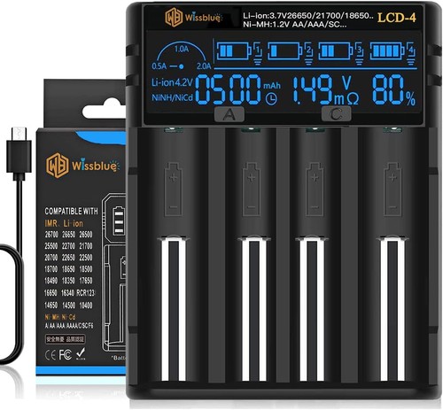 Lcd 18650 akku ladegerät - akku,