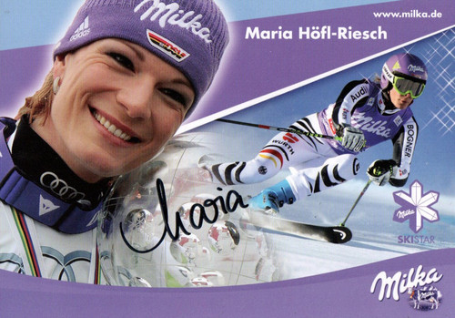 Autogramm maria riesch - autogramm,