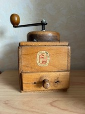 Manuelle Kaffeemühle aus Holz,Handkurbel Kaffeemühle Holzkaffeemühle Handkurbel