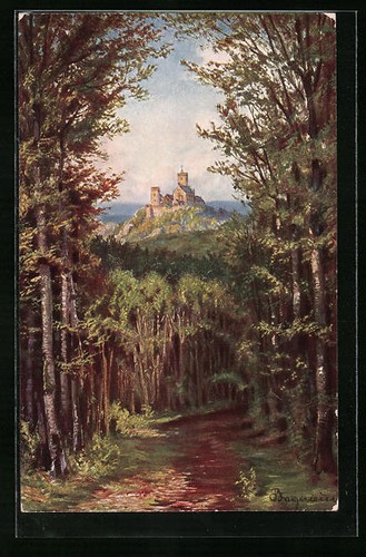 Künstler durchblick von - künstler-ak,