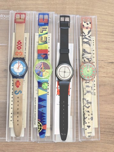 Vintage swatch uhren - 4x,