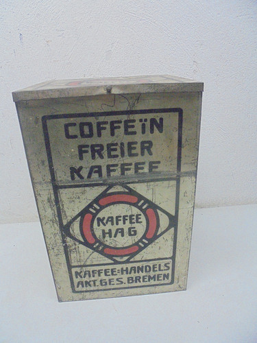 Große kaffee hag dose - große,