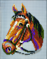 Mini Stecksystem Pferd mit