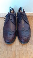 Heinrich Dinkelacker 'Emil' Full Brogue Derby bordeauxrot 9,5 ~ 43