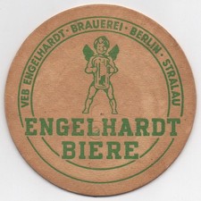 Uralter Bierdeckel  Brauerei Engelhardt Berlin, eins.