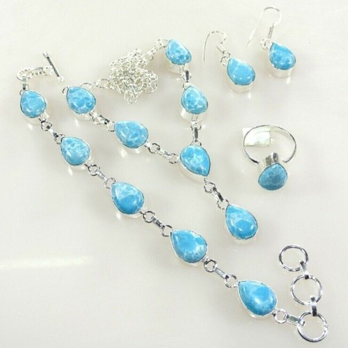 Larimar edelstein 925 silber - 925,