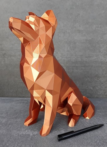 Collie designskulptur - collie, xl