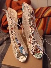 High-Heel Stiefelette Peeptoe Sommerstiefel 42/43