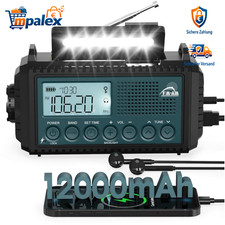 Solar Radio mit 12000 mAh