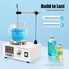 Magnetrührer mit Heizplatte 2000 ml 250 W Digitaler Magnetrührer