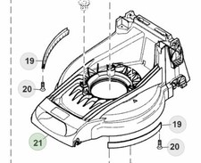 Original John Deere R40B Akku Rasenmäher SA1791 Mähdeck SAA11495 