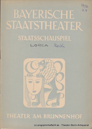 Programmheft dona rosita oder - programmheft,
