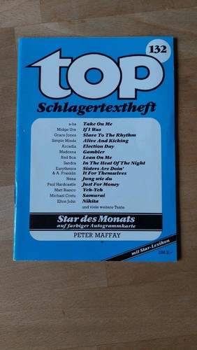 Top schlagertextheft 132 - top, peter