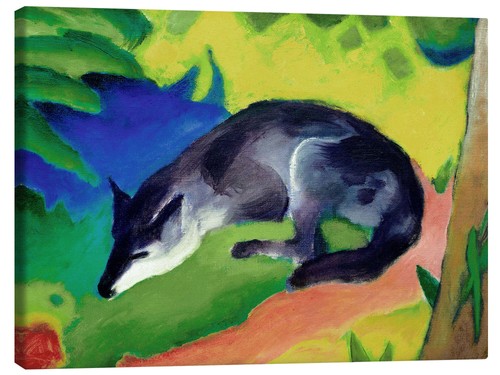 Leinwandbild blauschwarzer - leinwandbild,