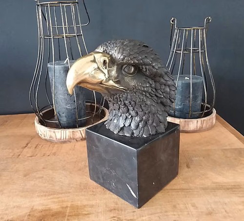 Bronzefigur adler skulptur - adler,