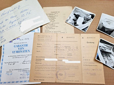 Registrierschein m. kompl. Vorgang Motorboot IBIS II Neptun 23 PS + orig. Fotos