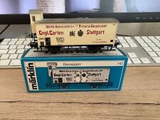 Märklin H0 4677 Bierwagen Engl. Garten Stuttgart sehr guter Zustand in OVP