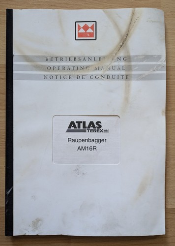 Atlas terex raupenbagger am16r - raupenbagger,