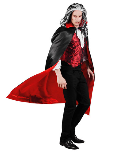 Vampir cape schwarz - vampir,