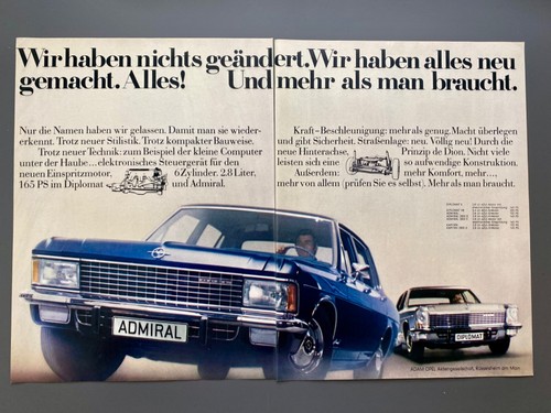 1969 opel admiral diplomat - opel,