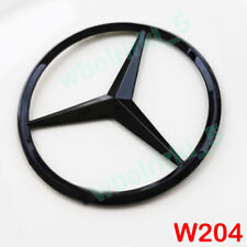 Für Mercedes Benz C-Klasse W204 Stern Heck Abzeichen Hinten Emblem Schwarz Glanz