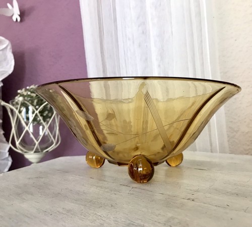 Antik art déco pressglas - antik,