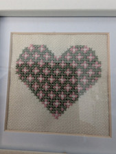 Herz Stickbild Handarbeit