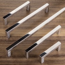 Möbelgriffe Schrankgriffe Stangengriff Griff Echt Edelstahl poliert E8 SOTECH