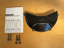 DUCATI Nr. 96981073A / Performance Kohlefaser Kupplungsdeckelschutz / neuwertig