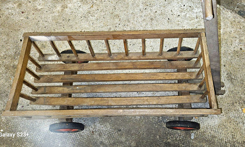 Holz-Bollerwagen/Leiterwagen