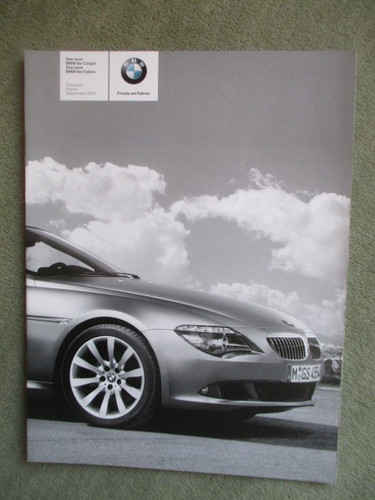 Bmw 630i 650i - 635d, e63