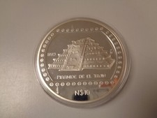 MEXICO MEXIKO 1993 - 10 Pesos in Silber (5 Unzen),PP proof- PIRAMIDE DE EL TAJIN