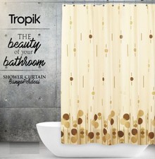 Edler Textil Duschvorhang 180