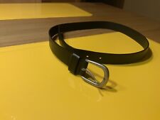 Damengürtel Schwarz 80, Herrengürtel, Gürtel, 2,5 cm breit ?#1
