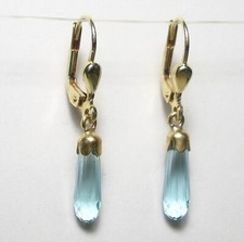 Aquamarin blaue Art Deco