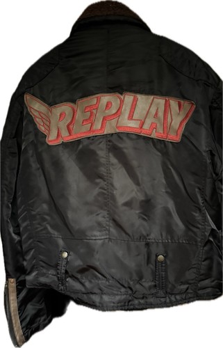 Replay bikerjacke nylon - bikerjacke,,