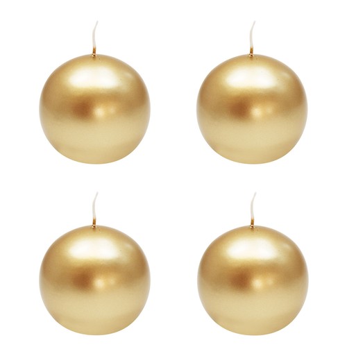 Kugelkerzen gold lackiert - ,, 4