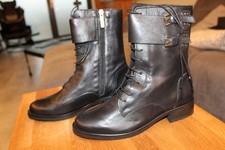 Damenstiefel 37, v. Martinelli , Schwarz, Leder, Neu (VP 159-111€)