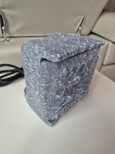 Gartensteckdose + Zeitschaltuhr, Steinoptik IP44 - 2 Steckdosen + Zeitschaltuhr