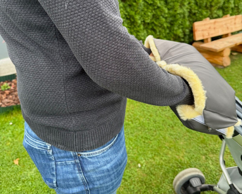 Kinderwagen echt lammfell - kinderwagen,
