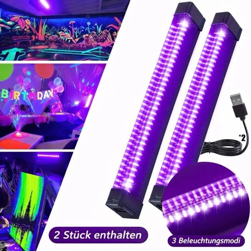 Led schwarzlicht leiste - 2x,