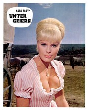 Unter Geiern ORIGINAL Aushangfoto Pierre Brice (Winnetou) / Stewart Granger /May