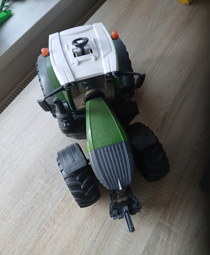 Spielzeug traktor grün weiß - spielzeug-traktor, grün/weiß